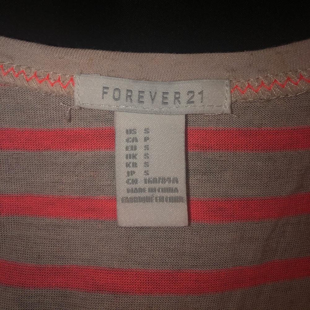 Striped Racerback Tank Top - Picture 3 of 3